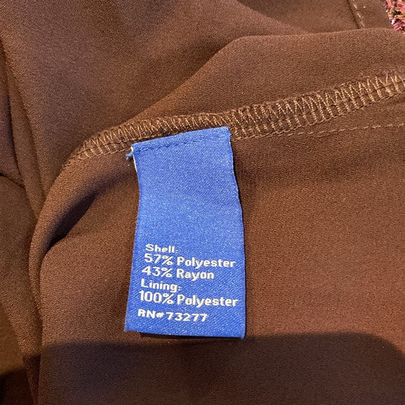 Apt. 9 ladies deep plum/burgundy sweater with sparkles. Size small. - Picture 5 of 10